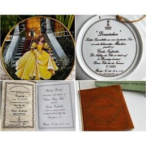 Kaiser Porcelain Cinderella "Aschenputtel" Collector Plate Gerda Neubacher 6042